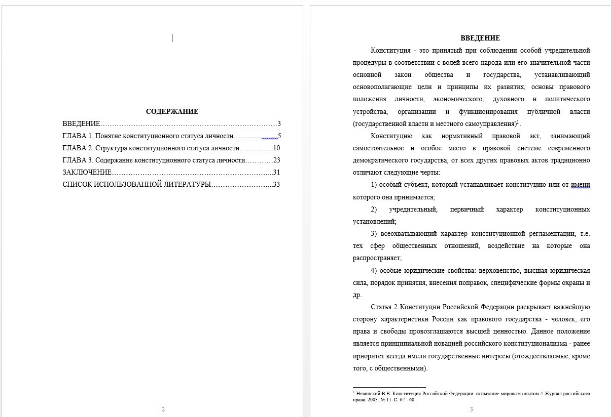 Курсовая работа - Конституционный статус личности в РФ (000395)