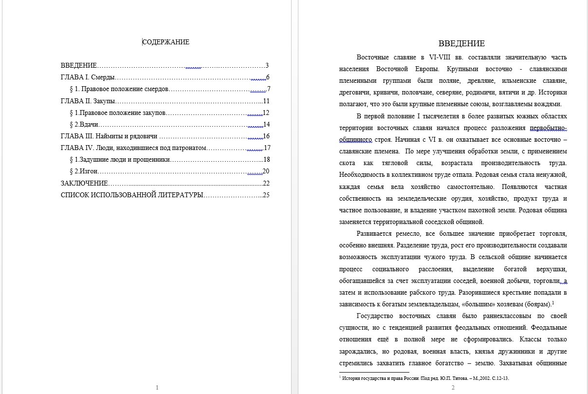 Курсовая работа - Правовой статус крестьянства Киевской Руси (000356)